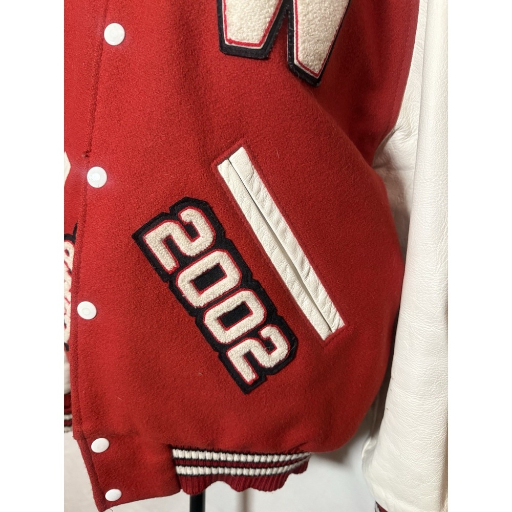 Vintage Coleman Varsity Jacket Wool Leather USA Letterman Sz L - Picture 5 of 16
